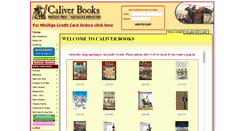 Desktop Screenshot of caliverbooks.com